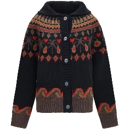 Multicolor Wool Oves Aries Cardigan