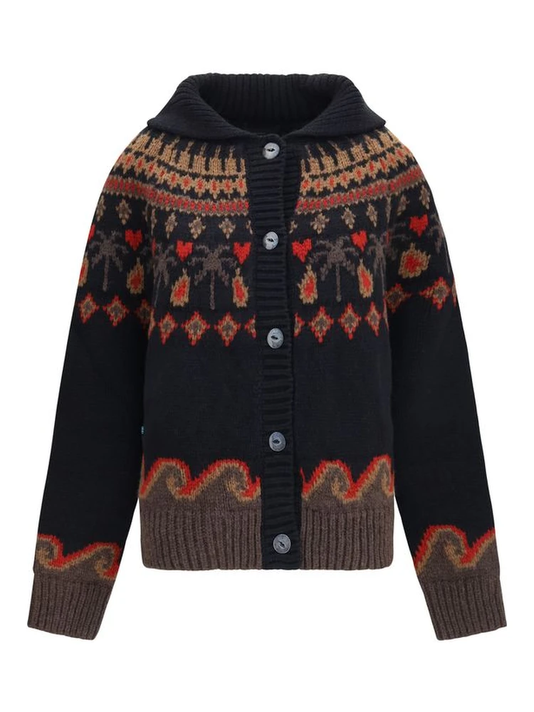 Multicolor Wool Oves Aries Cardigan