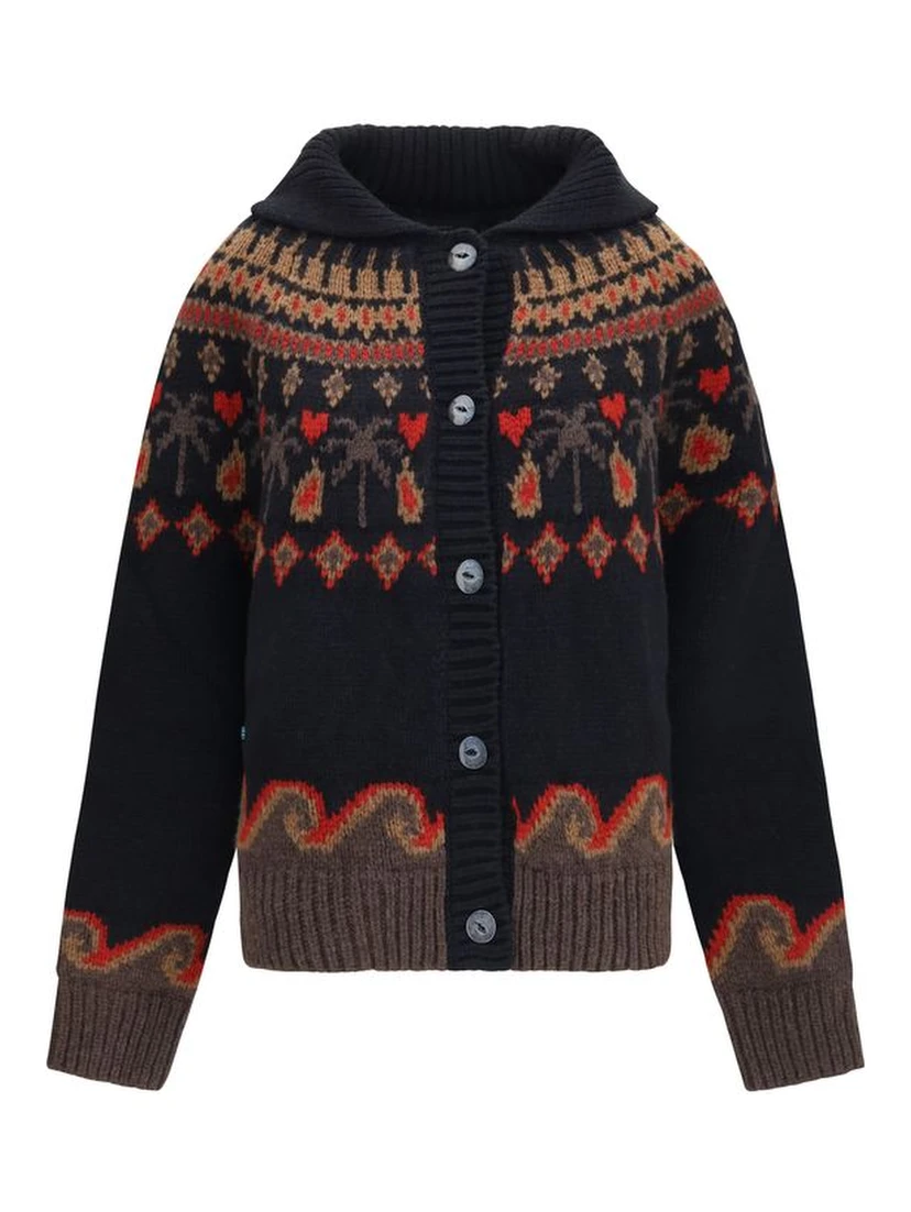 Multicolor Wool Oves Aries Cardigan