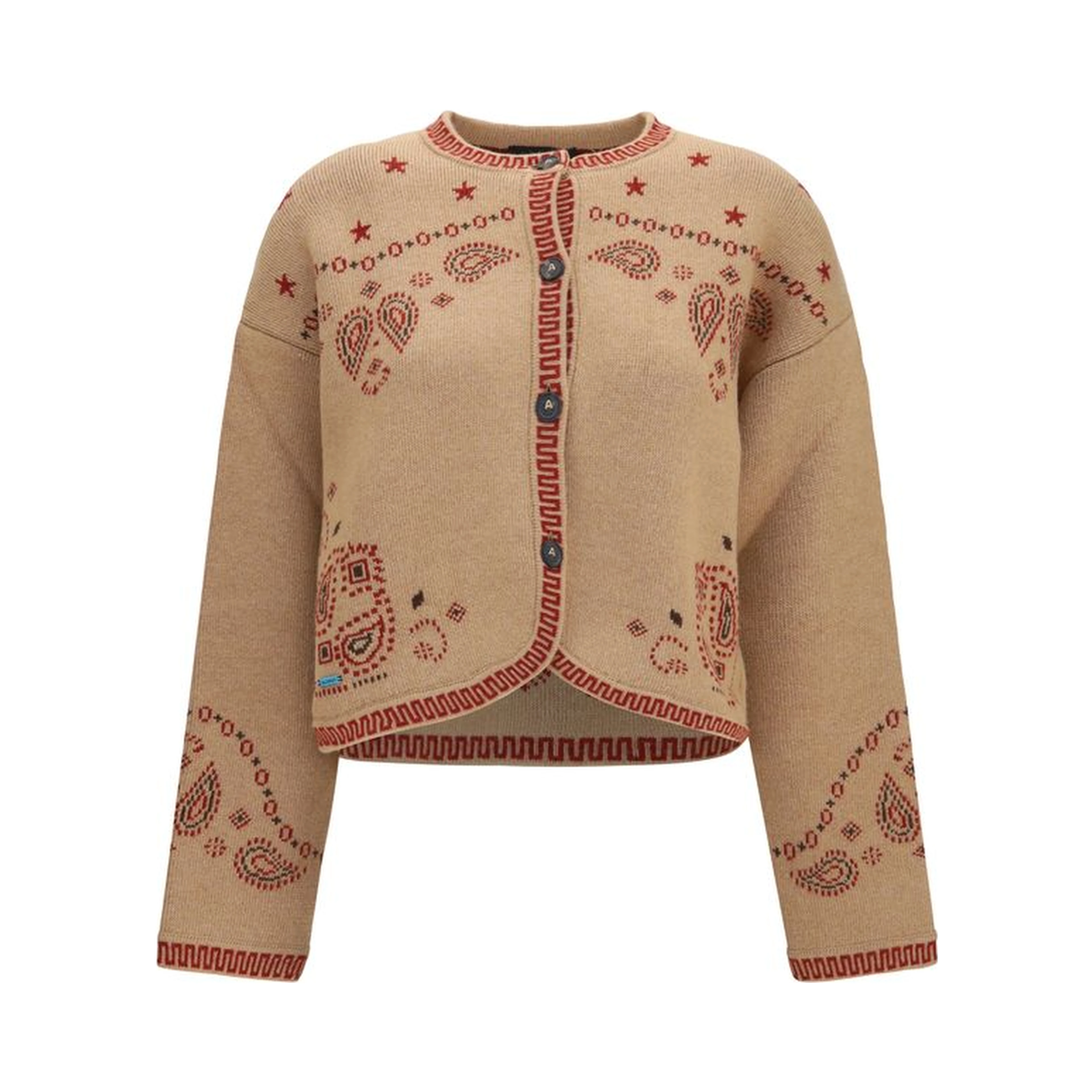 Brown Wool Oves Aries Full-Length Jacket