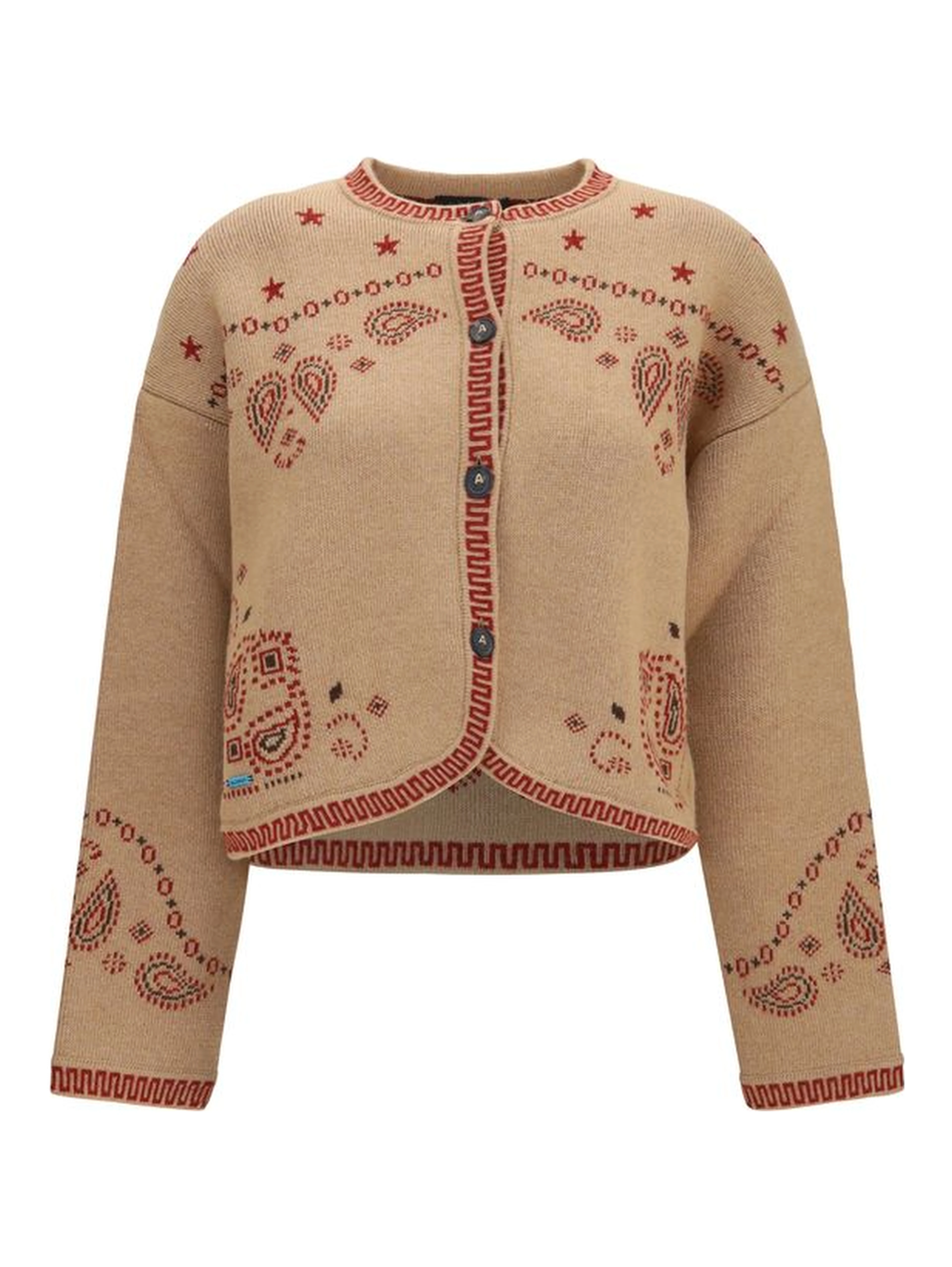 Brown Wool Oves Aries Full-Length Jacket