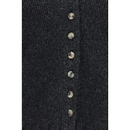 Gray Cashmere Cardigan