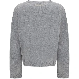 Gray Cashmere Sweatshirt