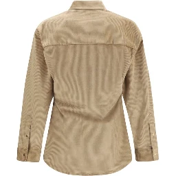 Beige Denim Shirt