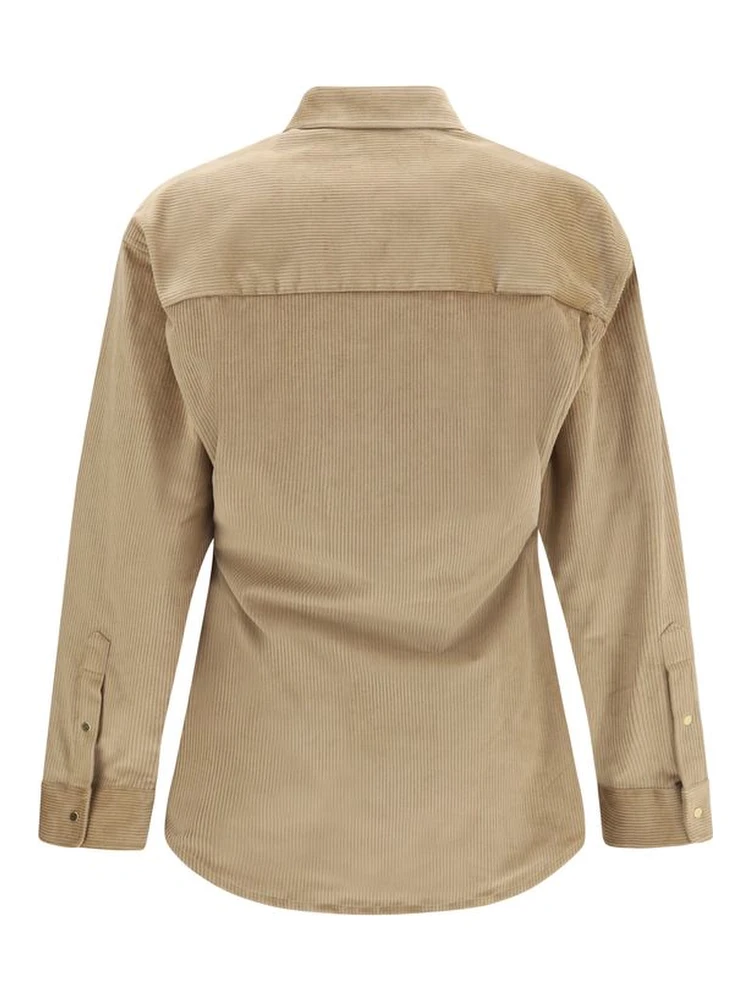 Beige Denim Shirt alternative