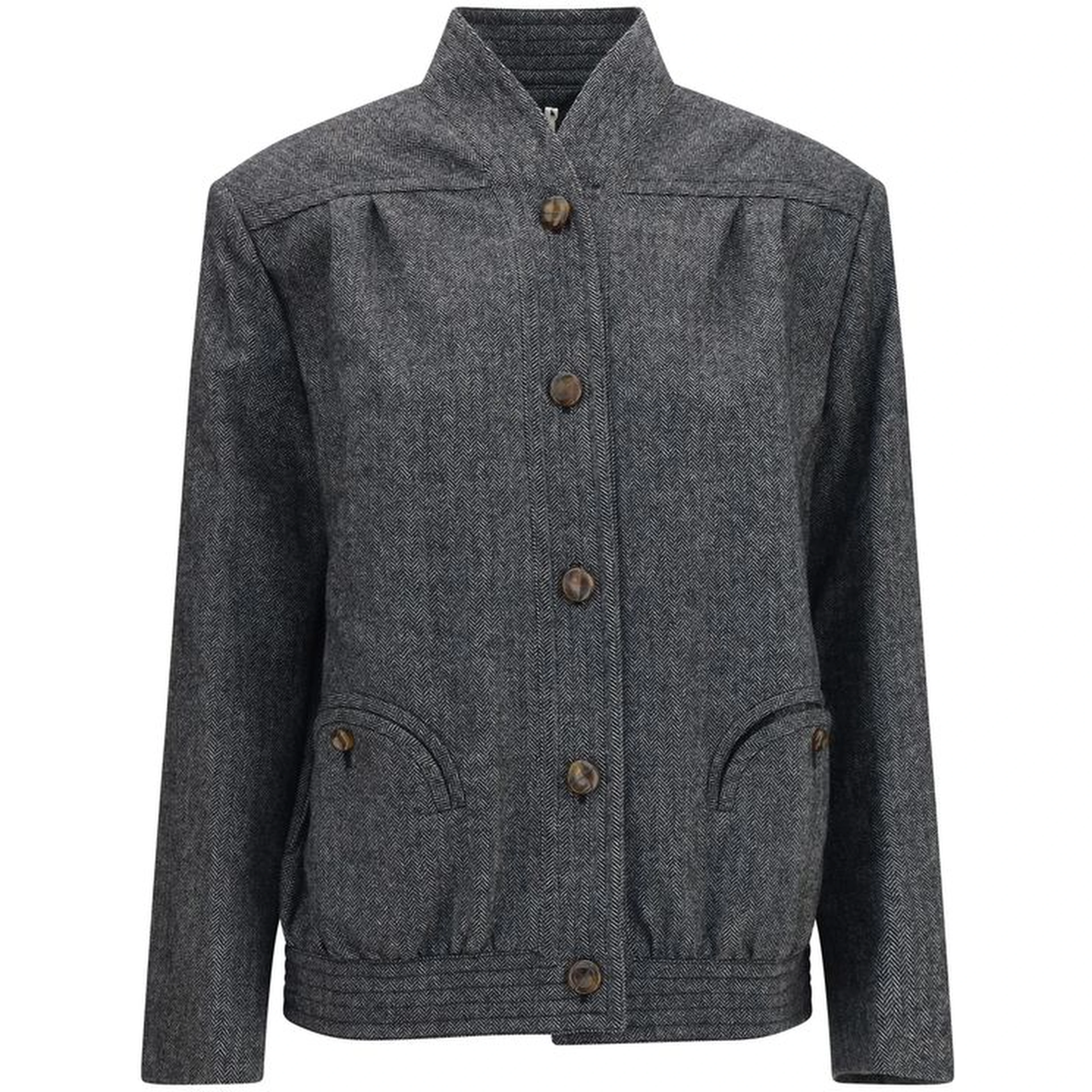 Gray Wool Oves Aries Shell Jacket