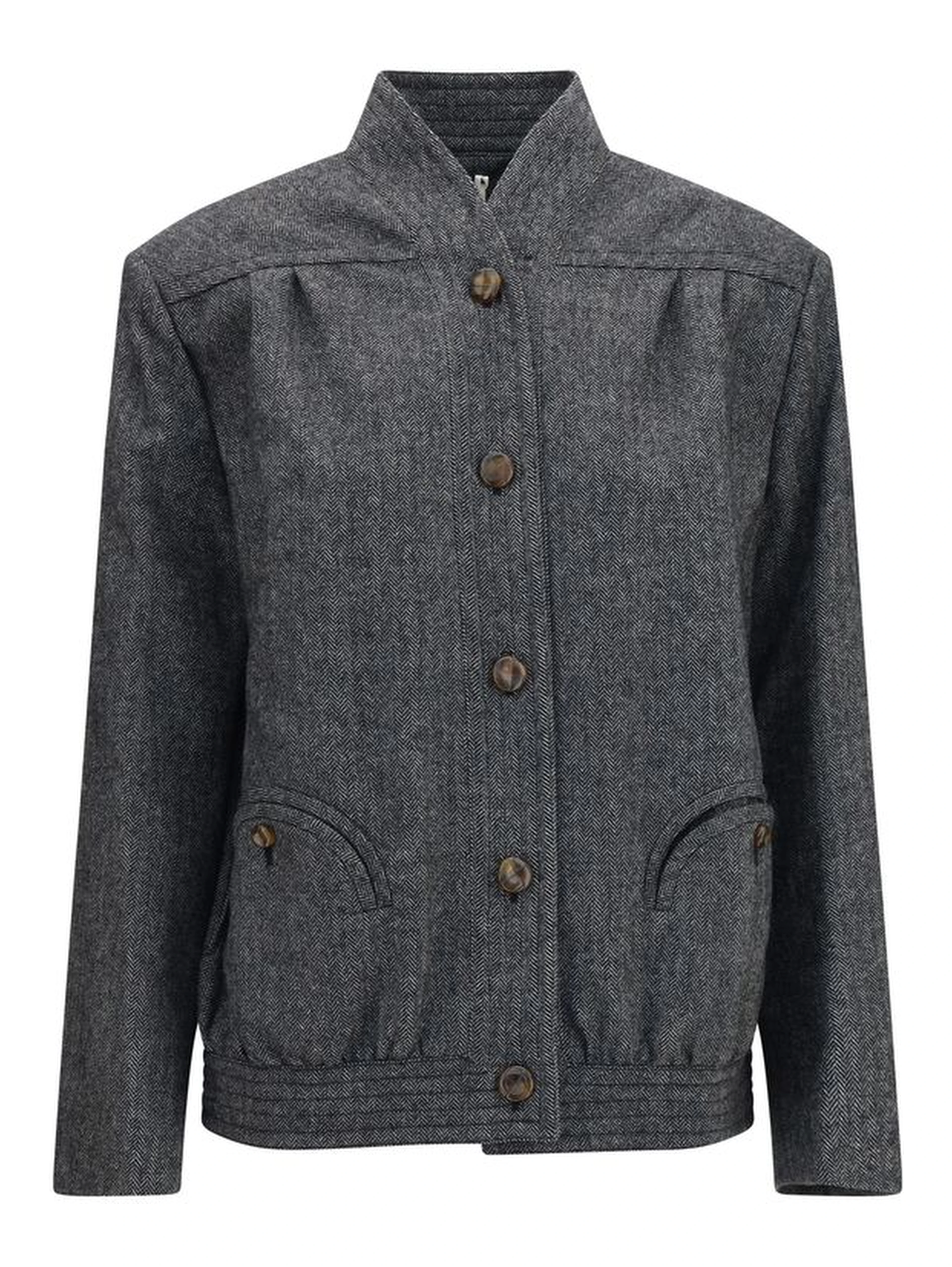 Gray Wool Oves Aries Shell Jacket