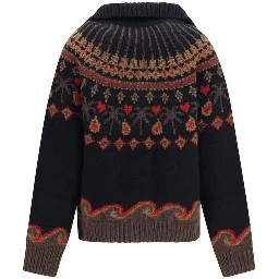 Multicolor Wool Oves Aries Cardigan