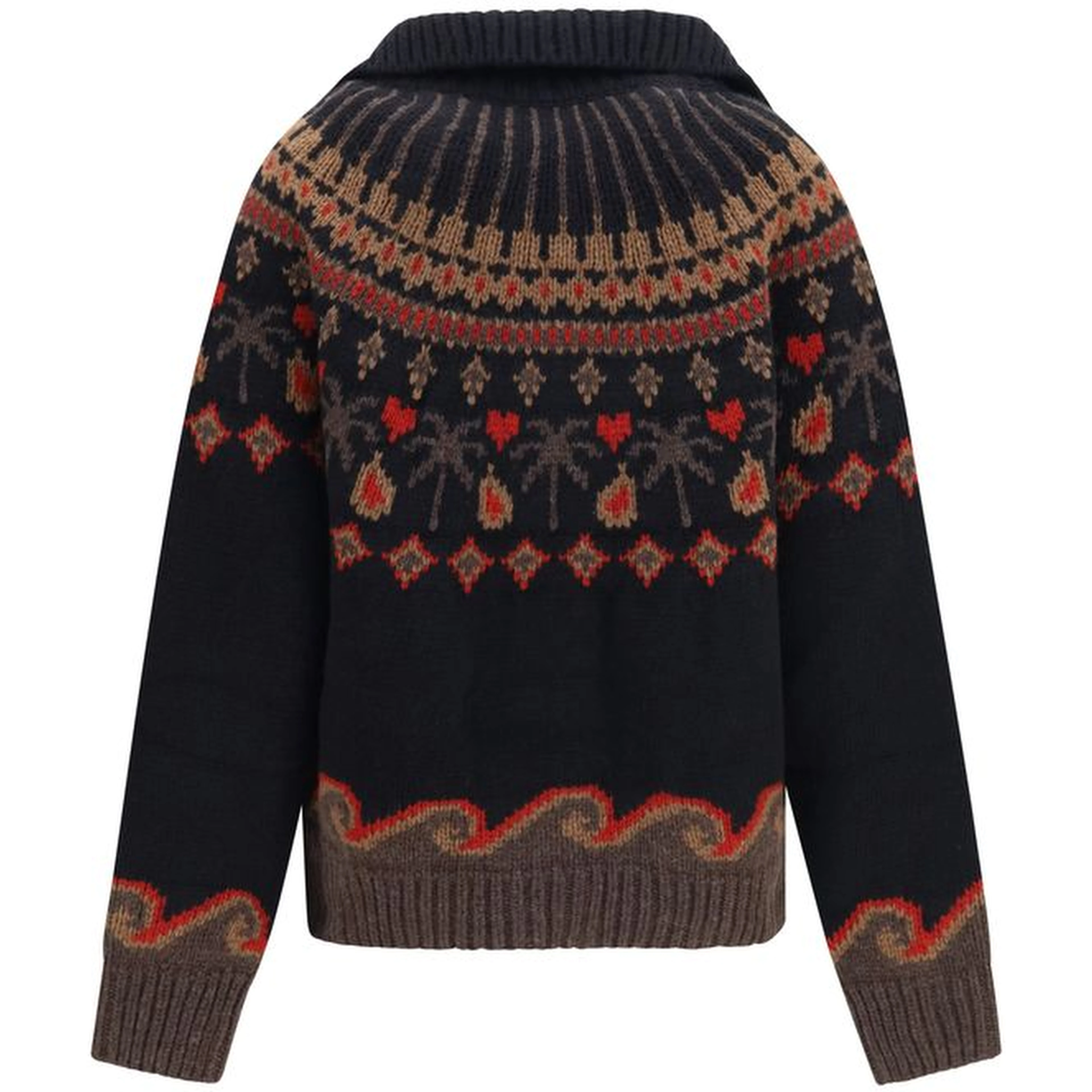 Multicolor Wool Oves Aries Cardigan