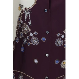 Multicolor Silk Pattern Shirt