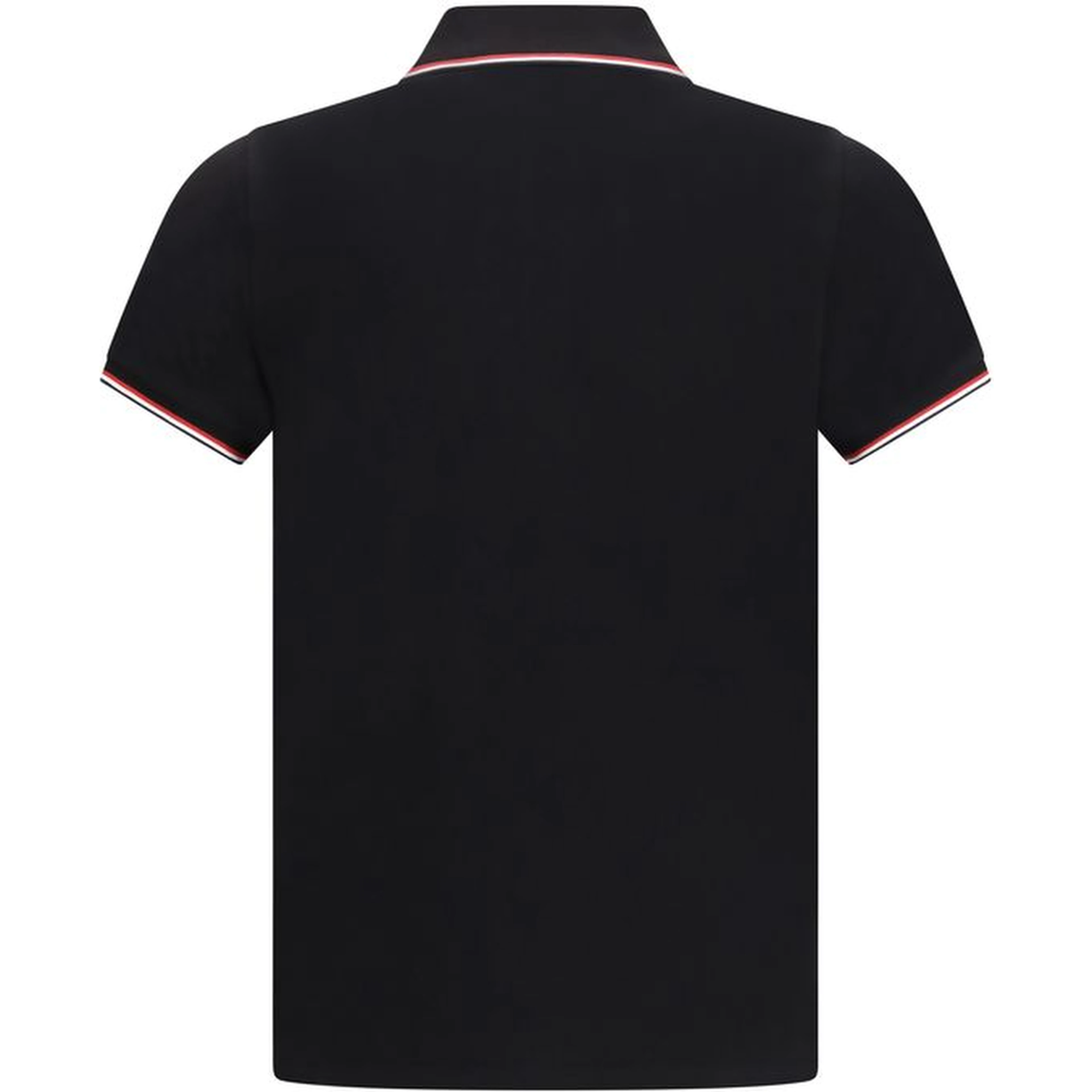 Black Cotton Polo Shirt
