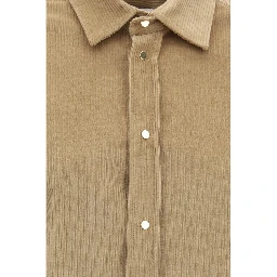 Beige Denim Shirt