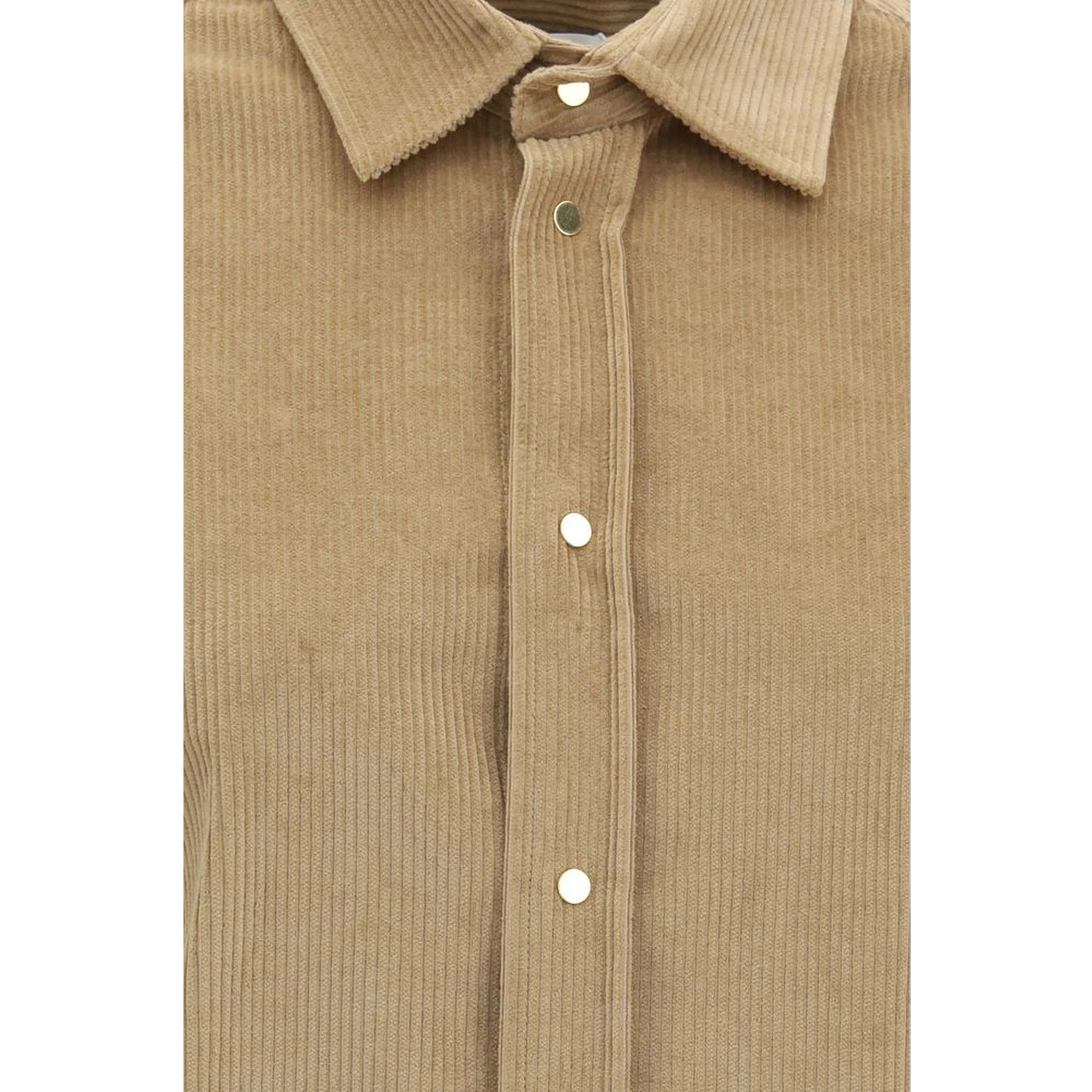 Beige Denim Shirt