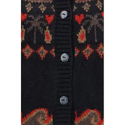 Multicolor Wool Oves Aries Cardigan