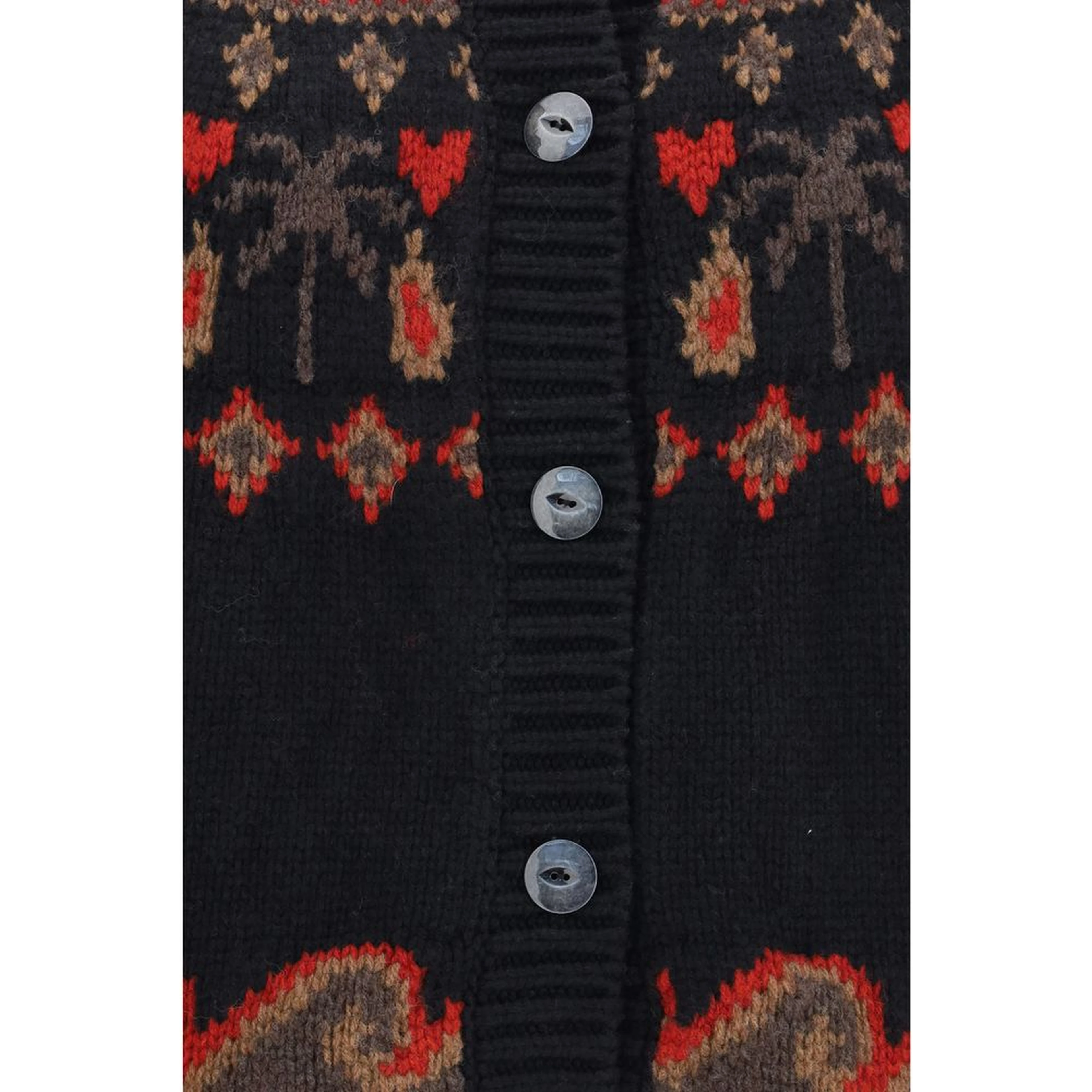 Multicolor Wool Oves Aries Cardigan