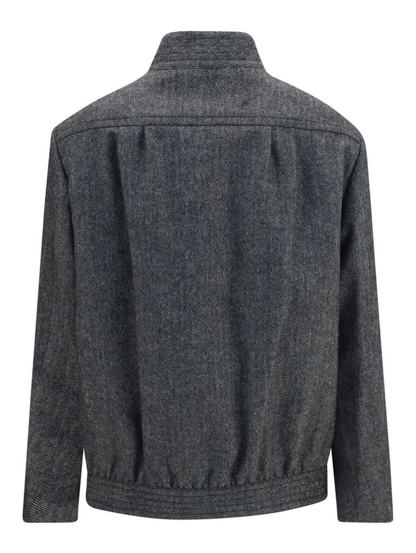 Gray Wool Oves Aries Shell Jacket