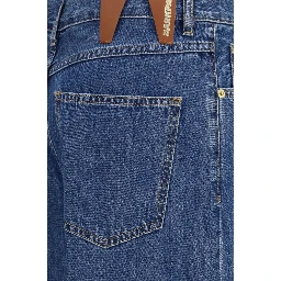 Blue Cotton Relaxed Fit Jeans
