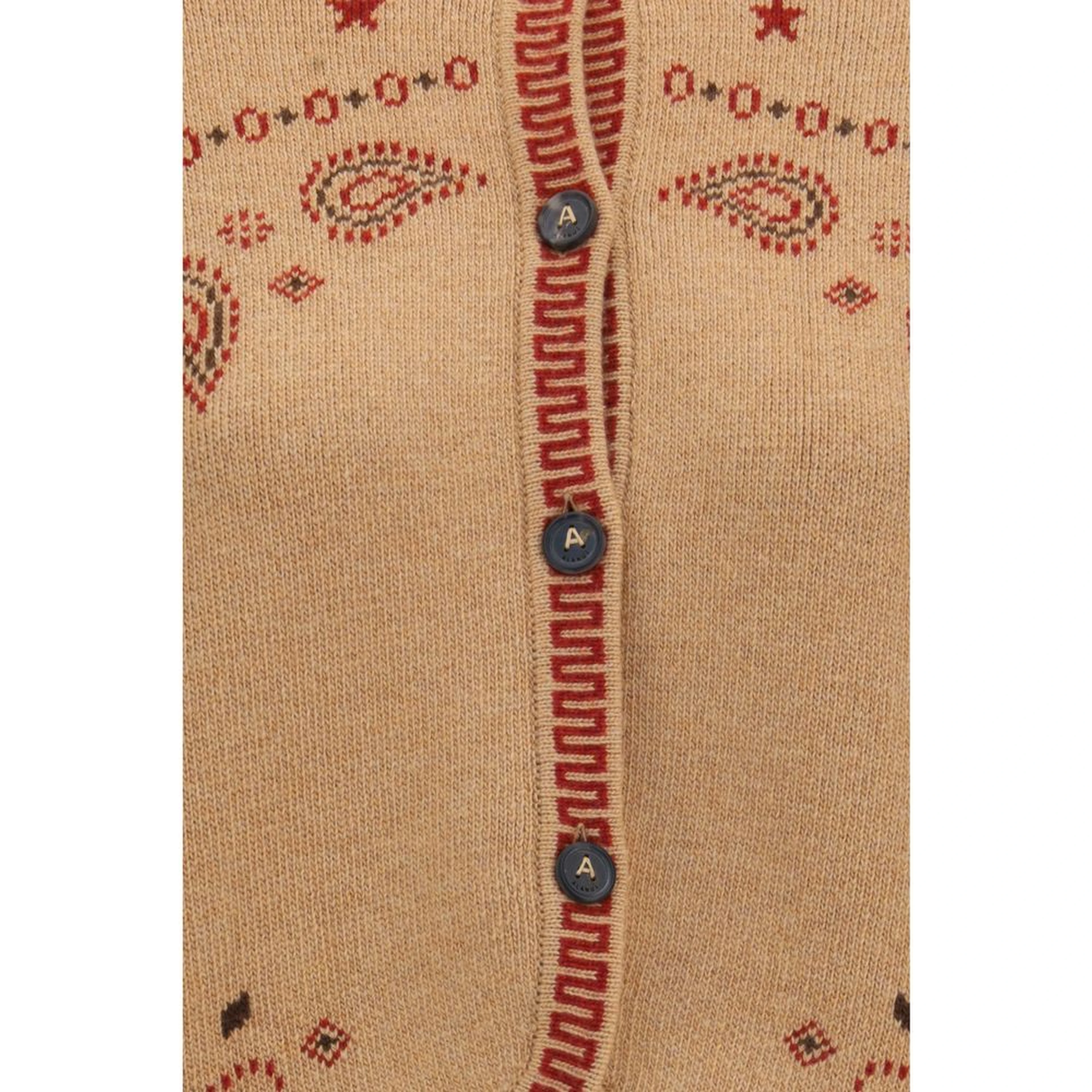 Brown Wool Oves Aries Full-Length Jacket