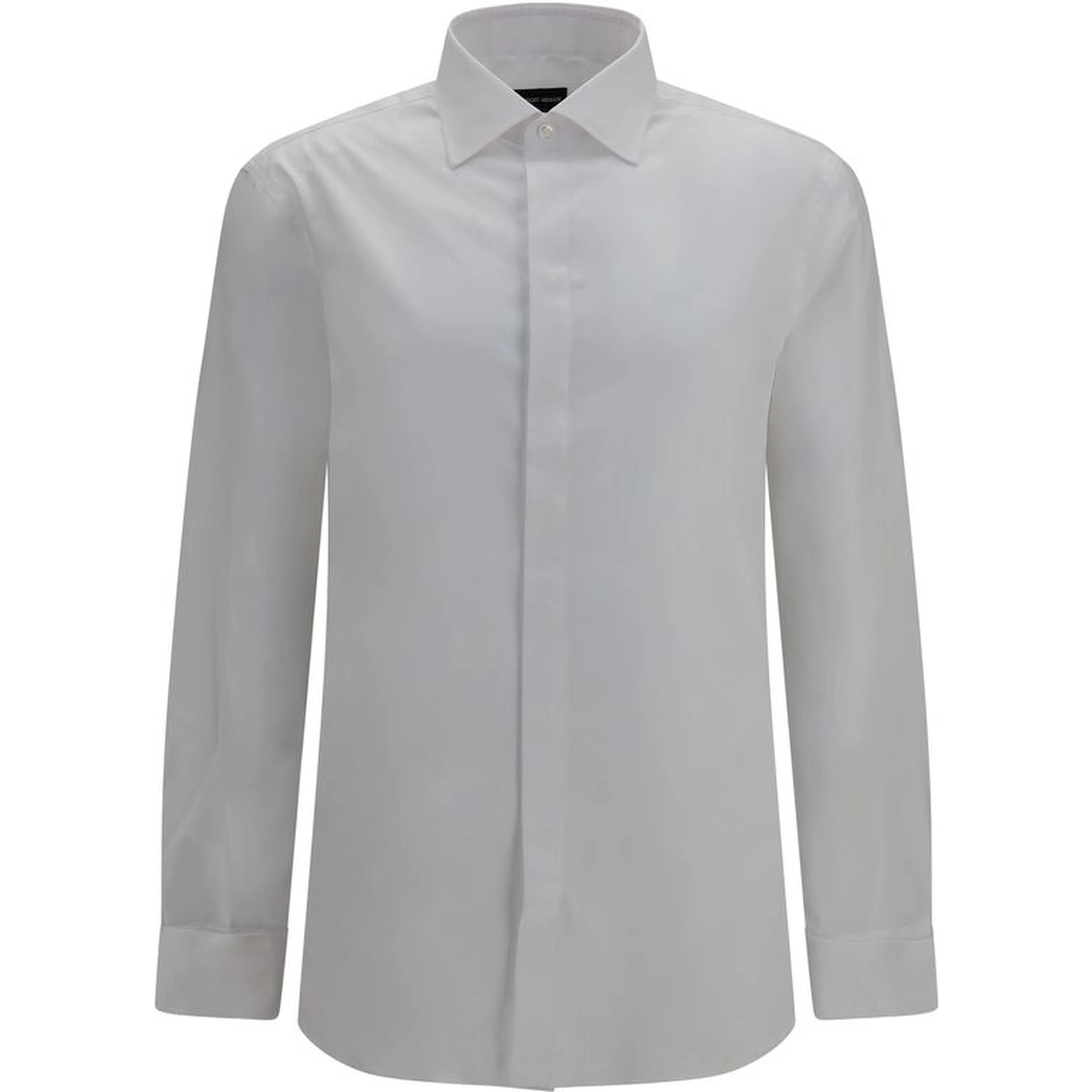 White Cotton Dress Shirt