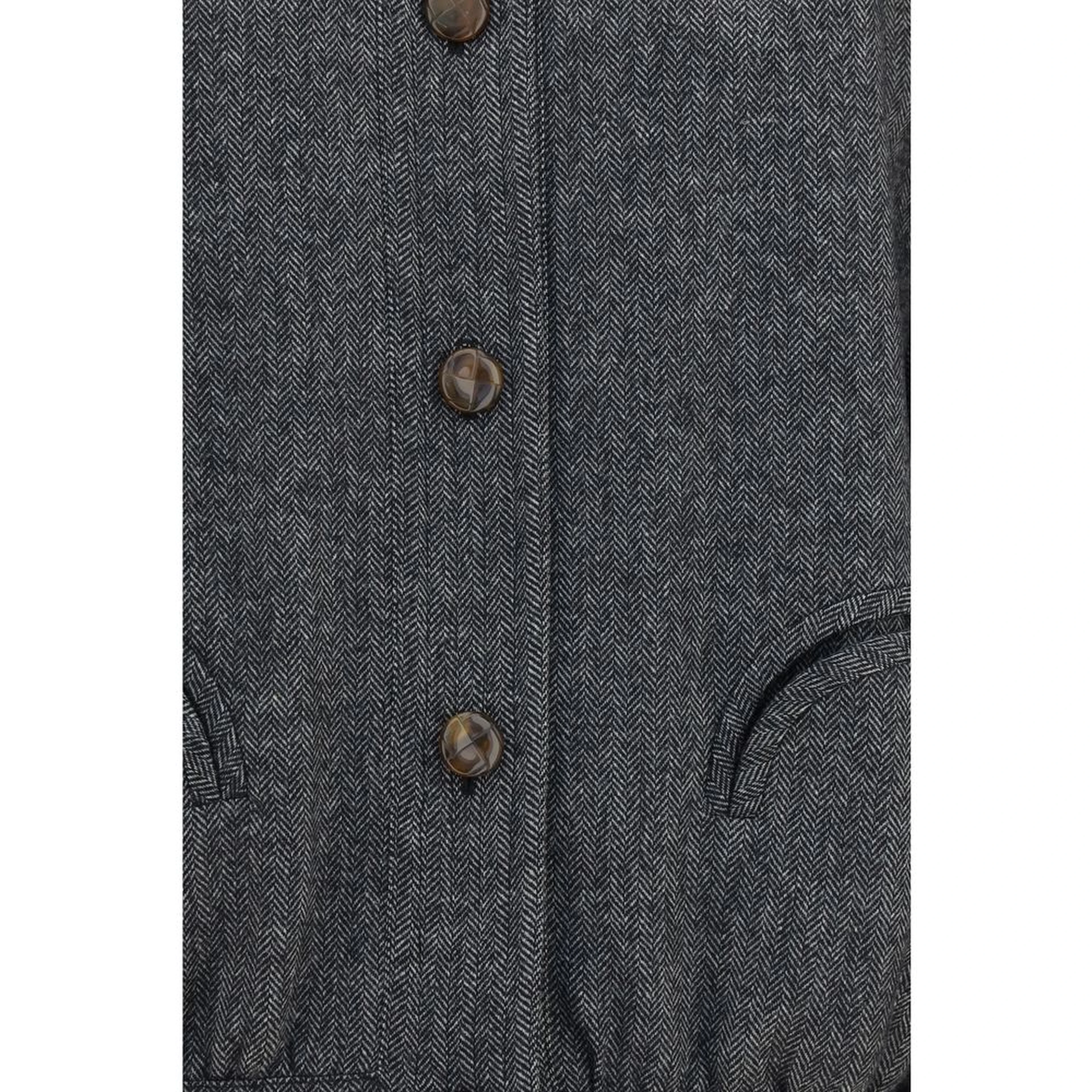 Gray Wool Oves Aries Shell Jacket