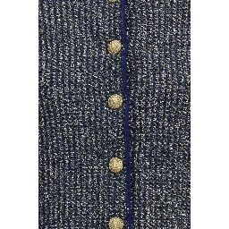 Blue Polyamide Cardigan