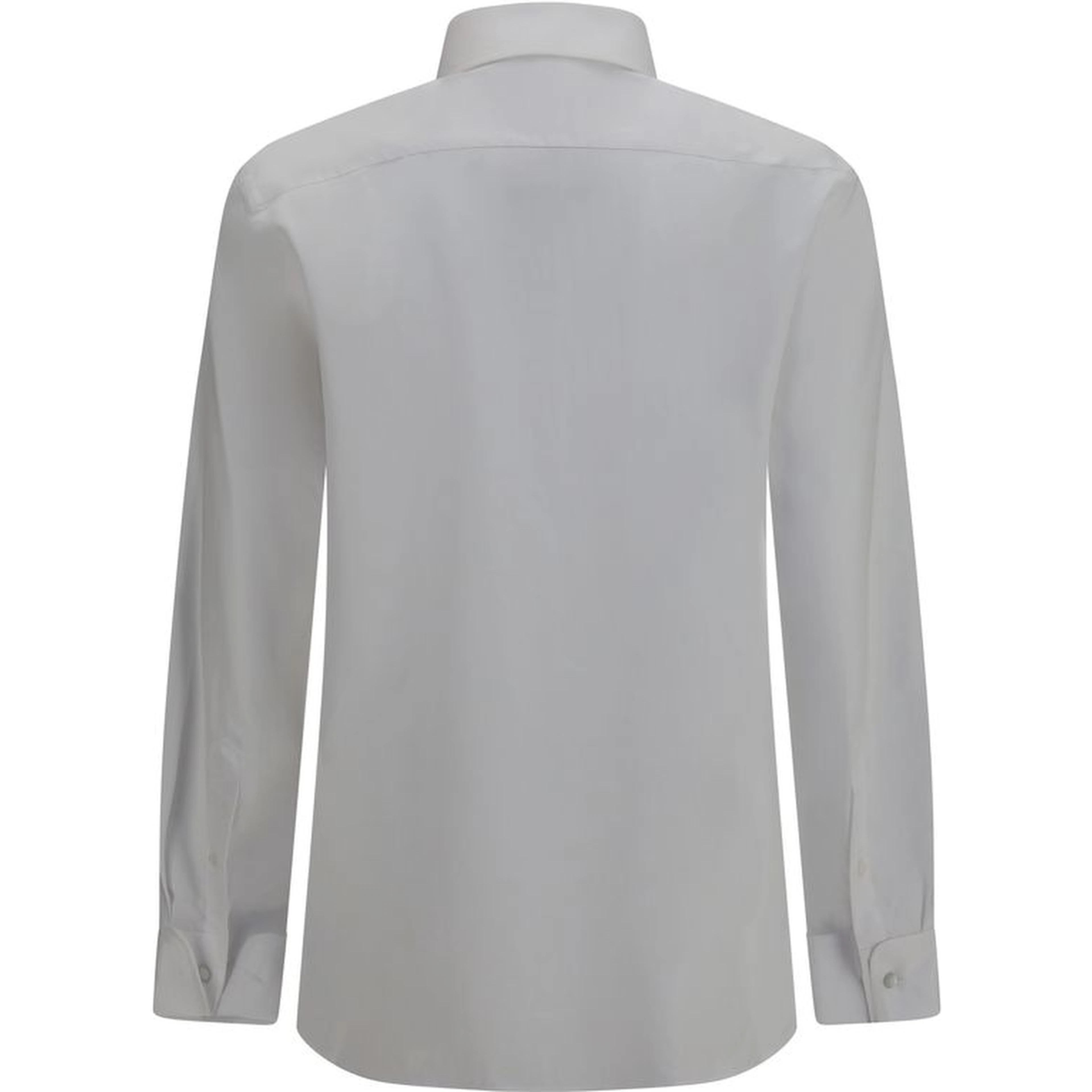 White Cotton Dress Shirt