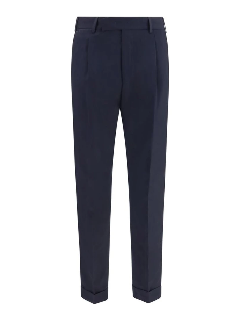 Blue Wool Oves Aries Casual Pants