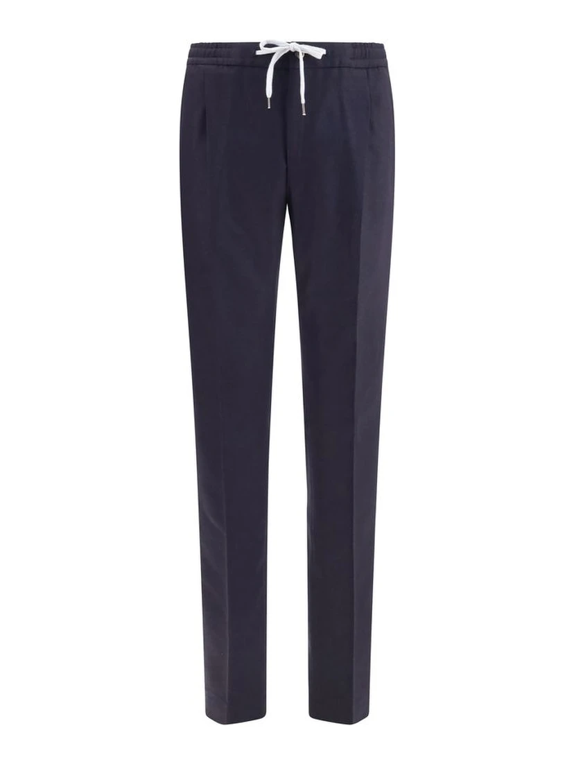 Blue Wool Oves Aries Casual Pants