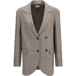 Beige Wool Oves Aries Blazer