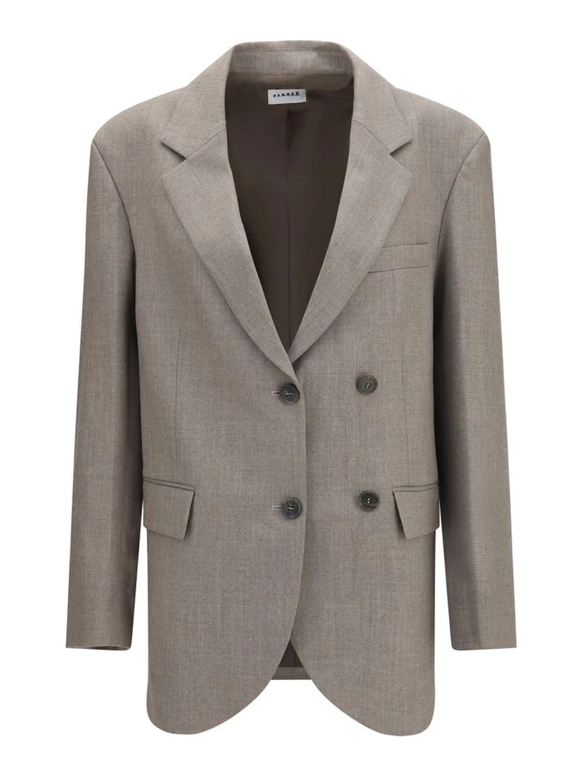 Beige Wool Oves Aries Blazer