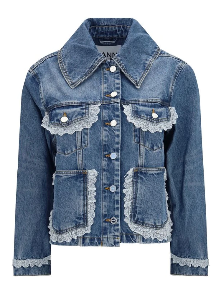 Blue Cotton Denim Jacket