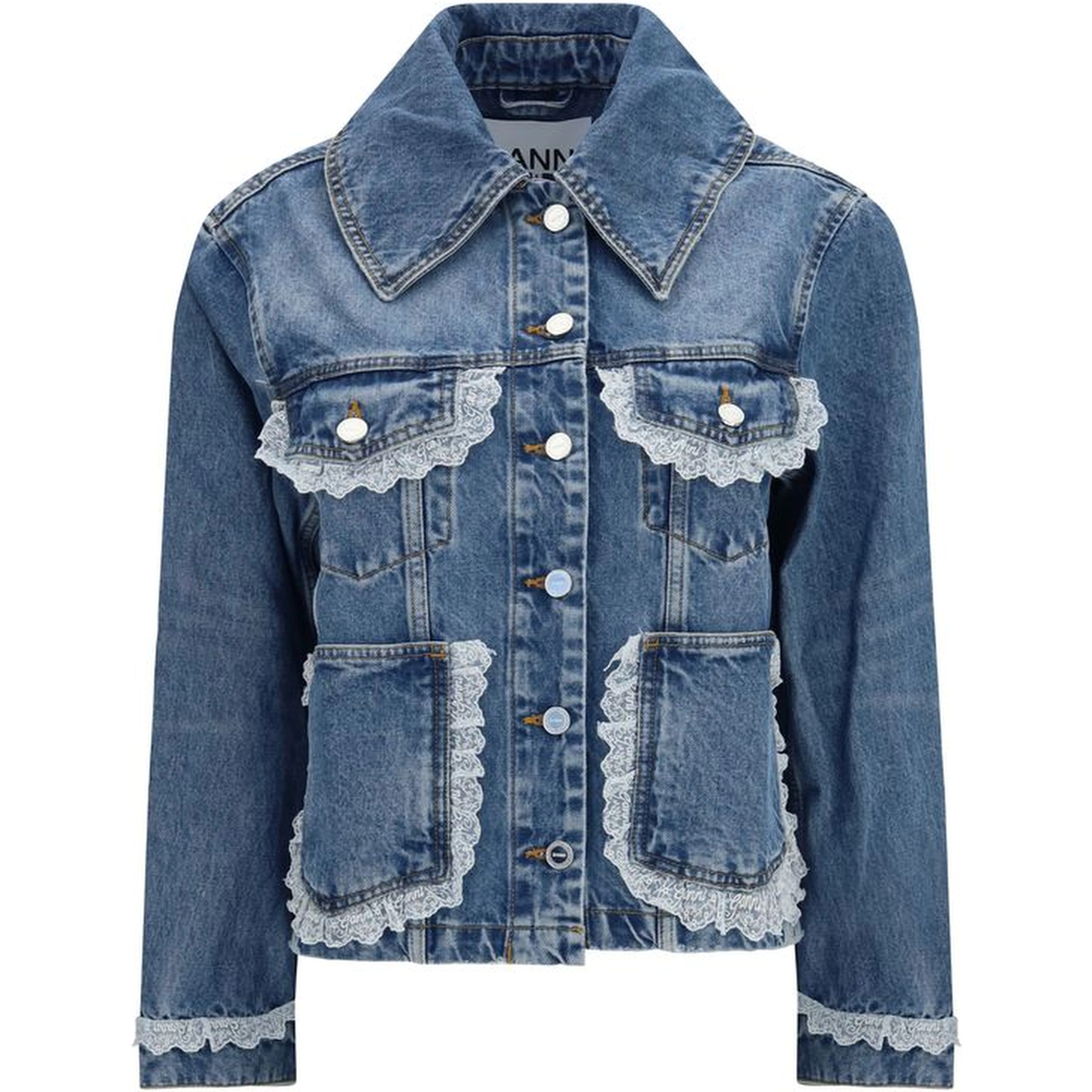 Blue Cotton Denim Jacket