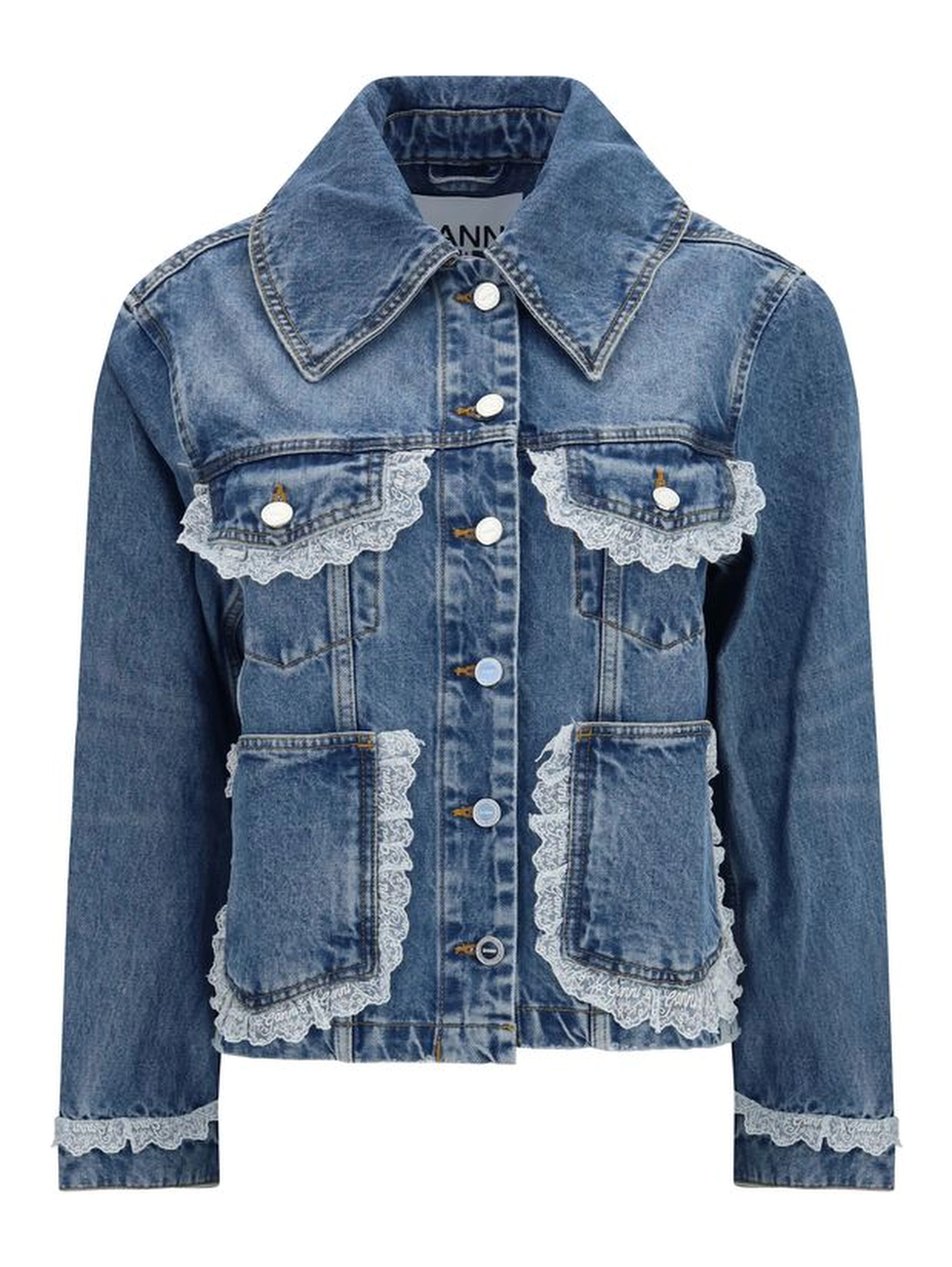 Blue Cotton Denim Jacket