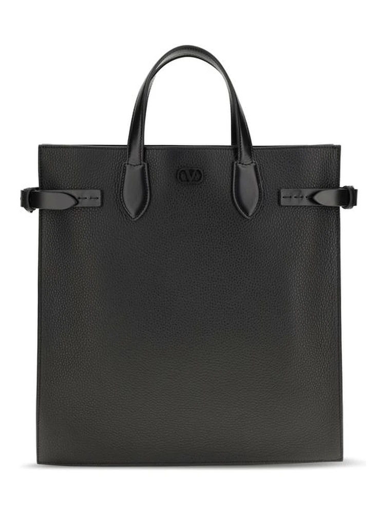Black Calf Leather Bos Taurus Shoulder Bag