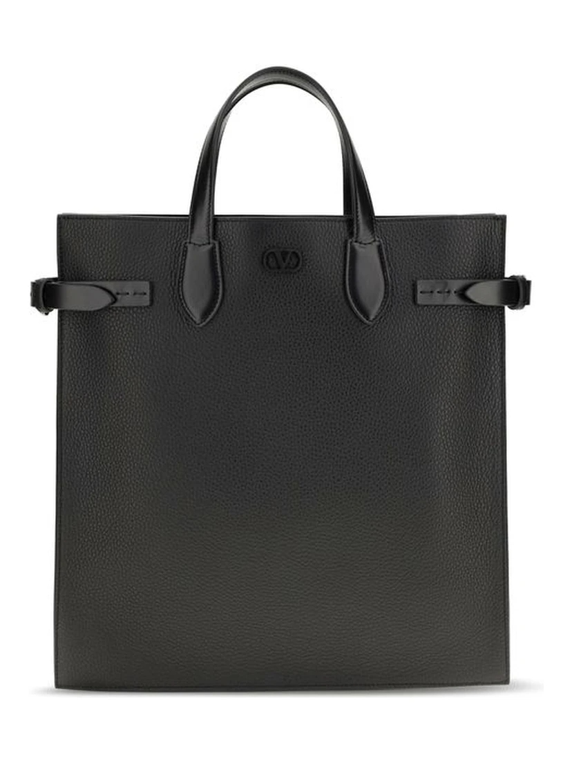 Black Calf Leather Bos Taurus Shoulder Bag