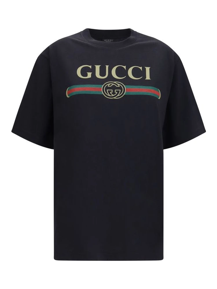 Black Cotton T-Shirt