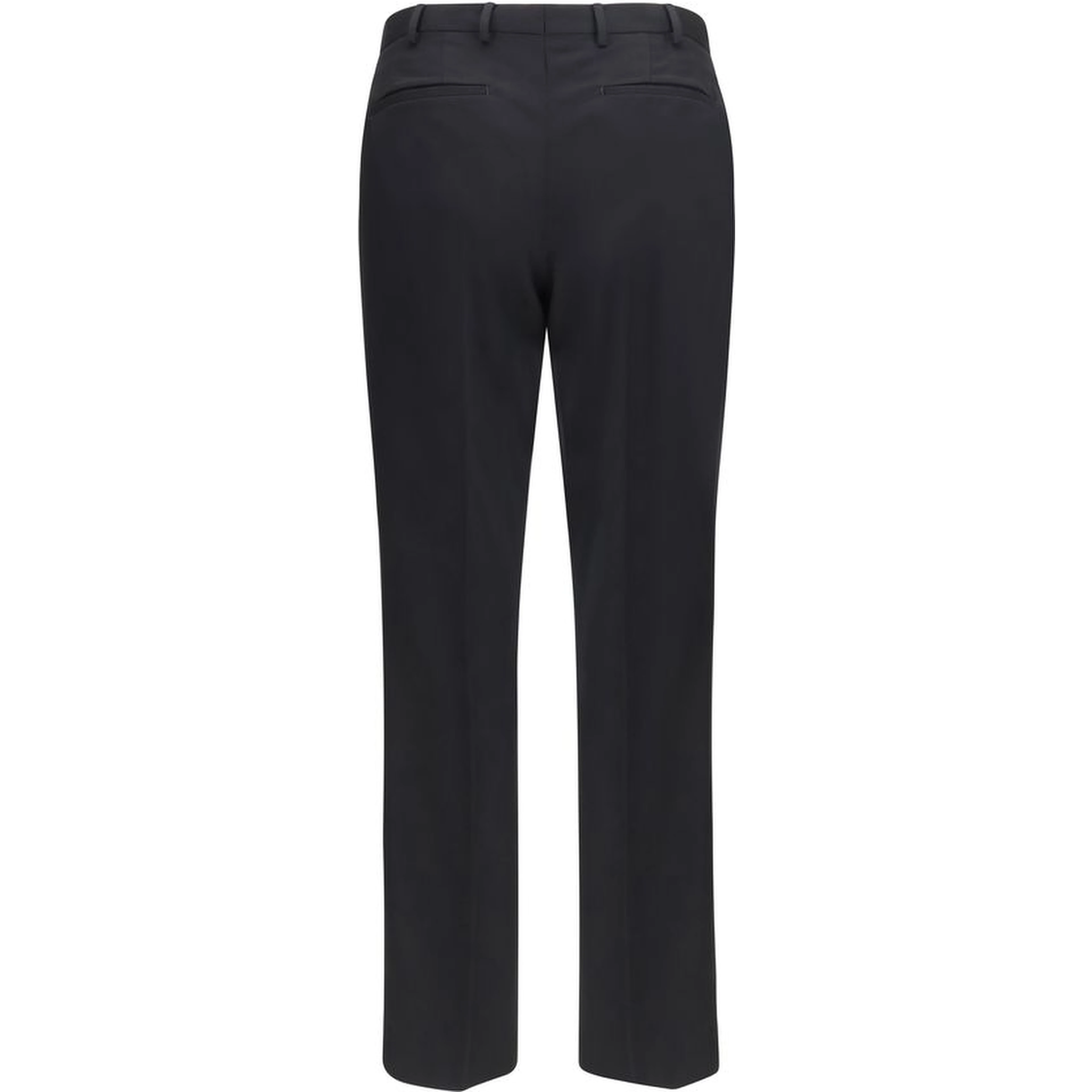 Black Wool Oves Aries Casual Pants