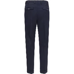 Blue Wool Oves Aries Casual Pants