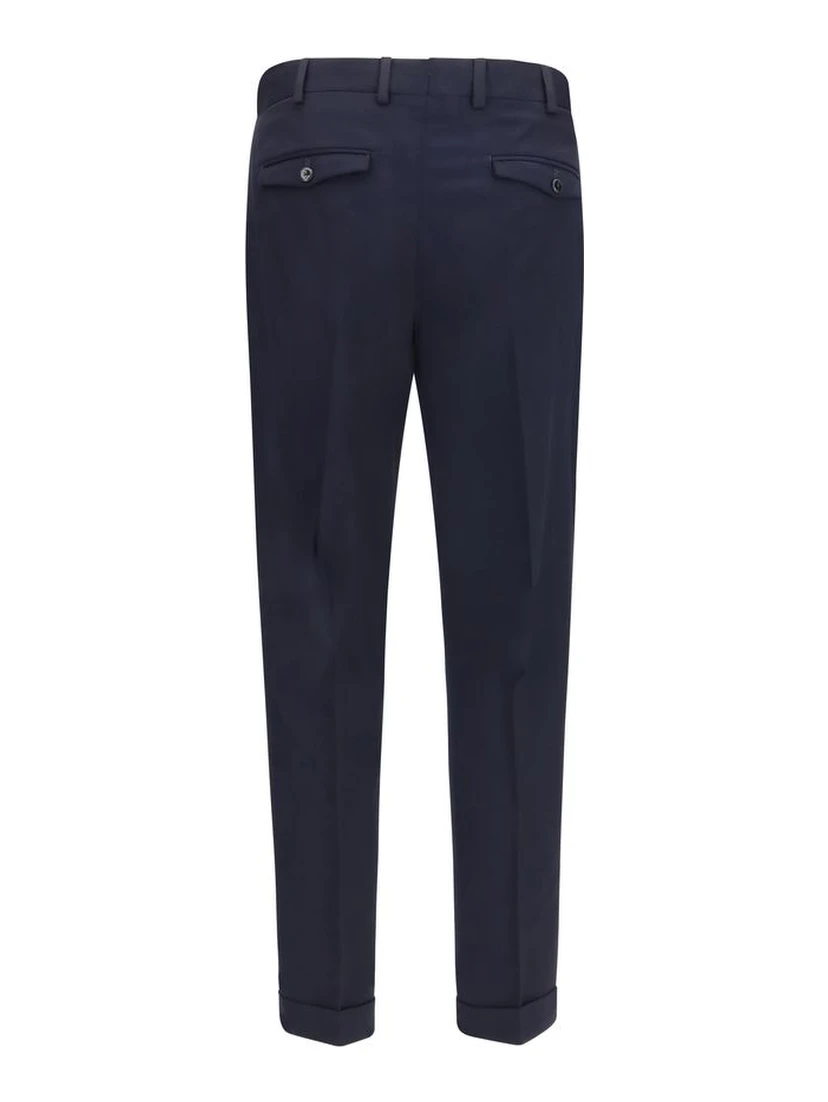 Blue Wool Oves Aries Casual Pants