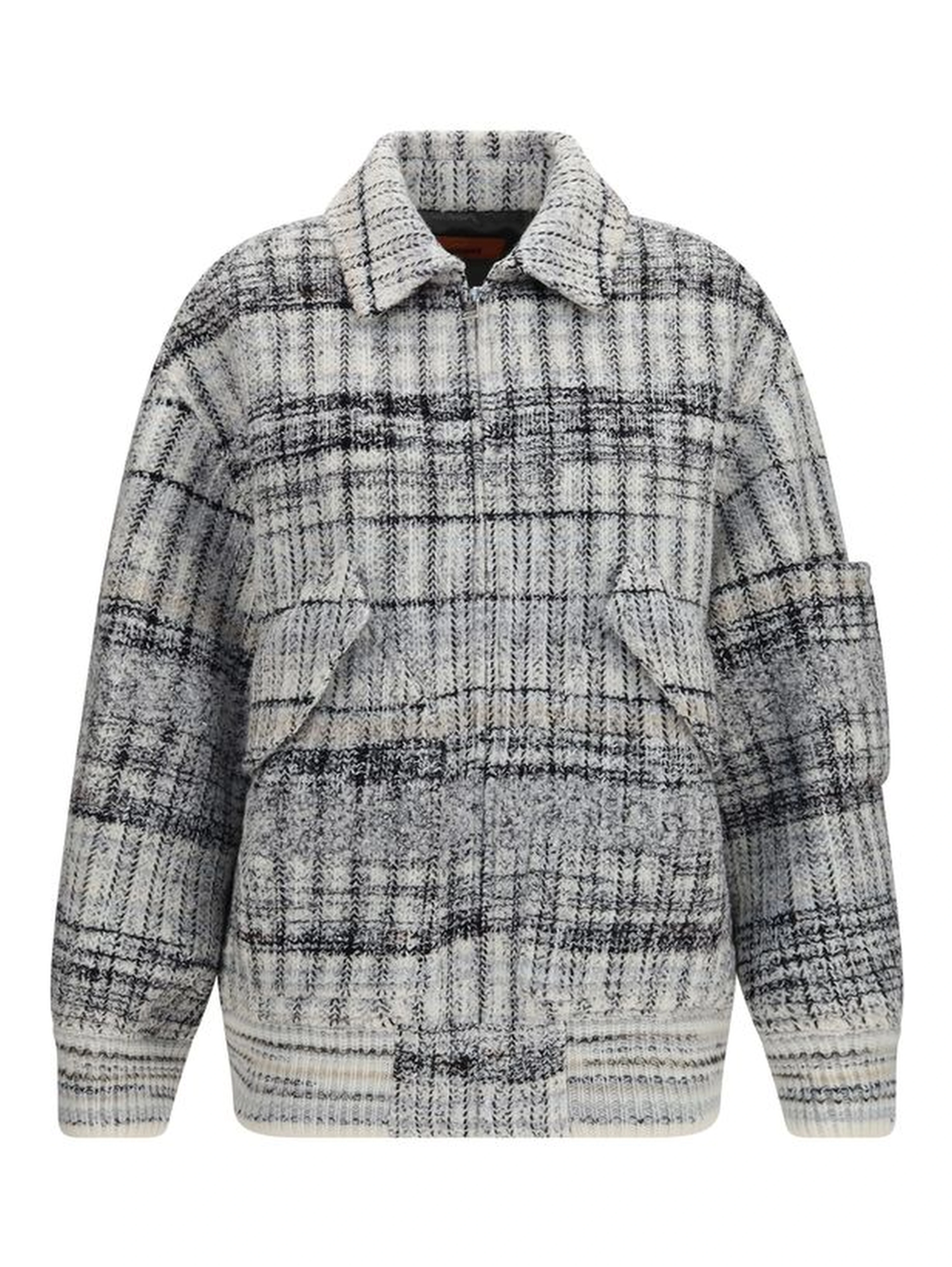 Multicolor Wool Oves Aries Bomber