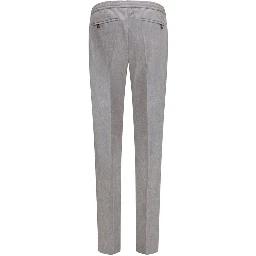 Gray Wool Oves Aries Casual Pants