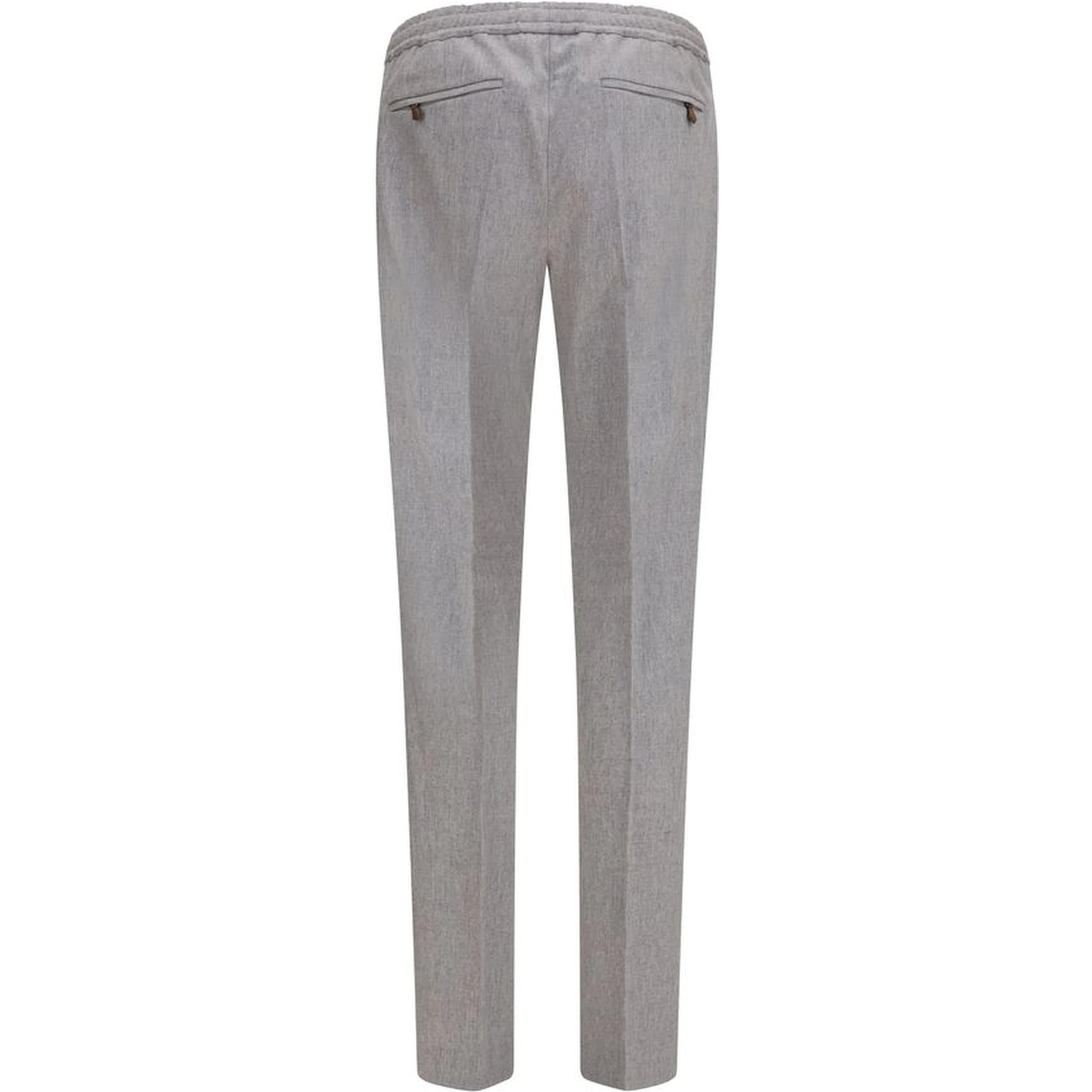 Gray Wool Oves Aries Casual Pants