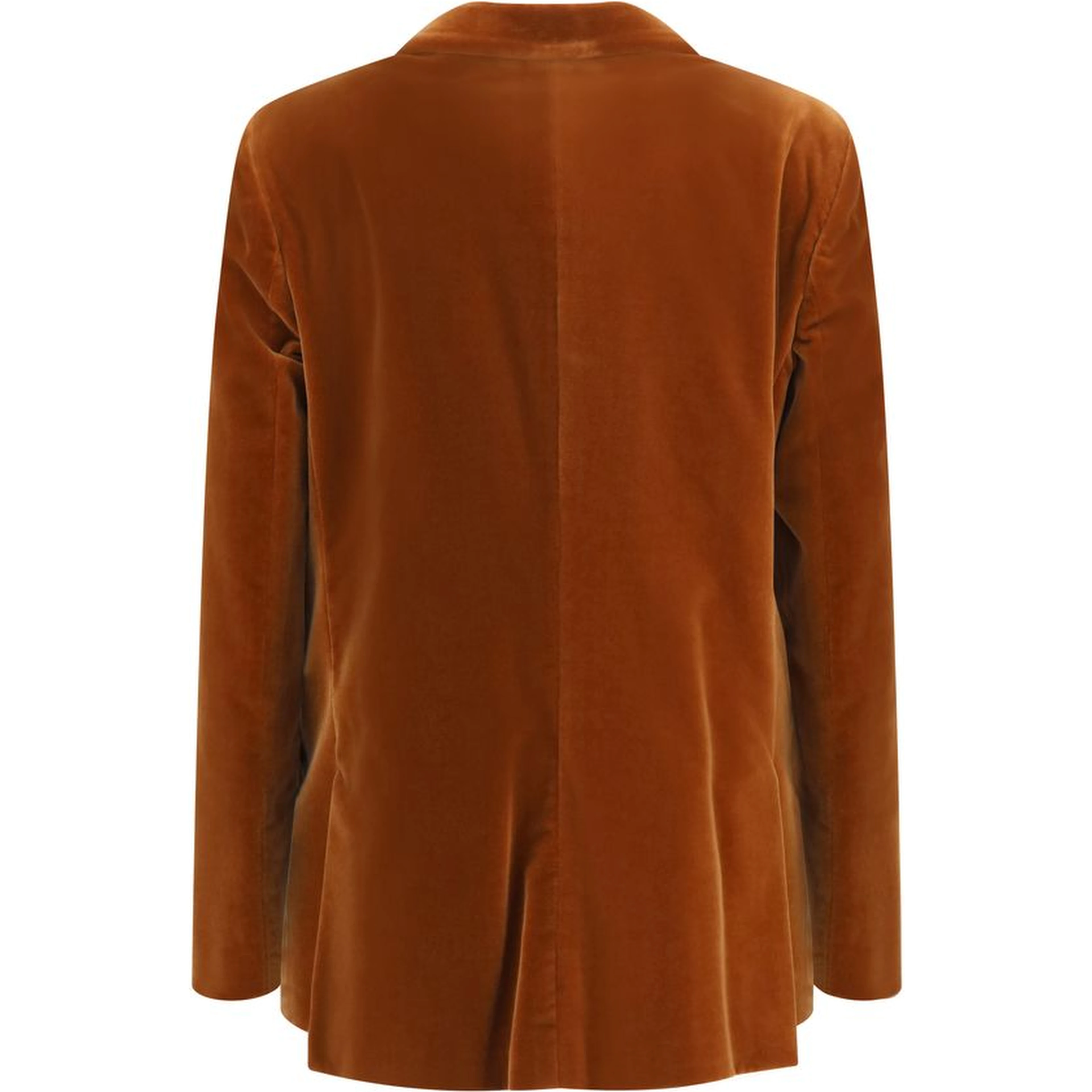 Brown Cotton Blazer