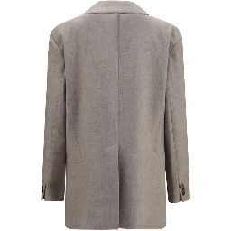 Beige Wool Oves Aries Blazer