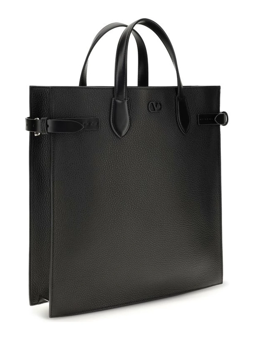 Black Calf Leather Bos Taurus Shoulder Bag