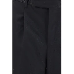 Black Wool Oves Aries Casual Pants