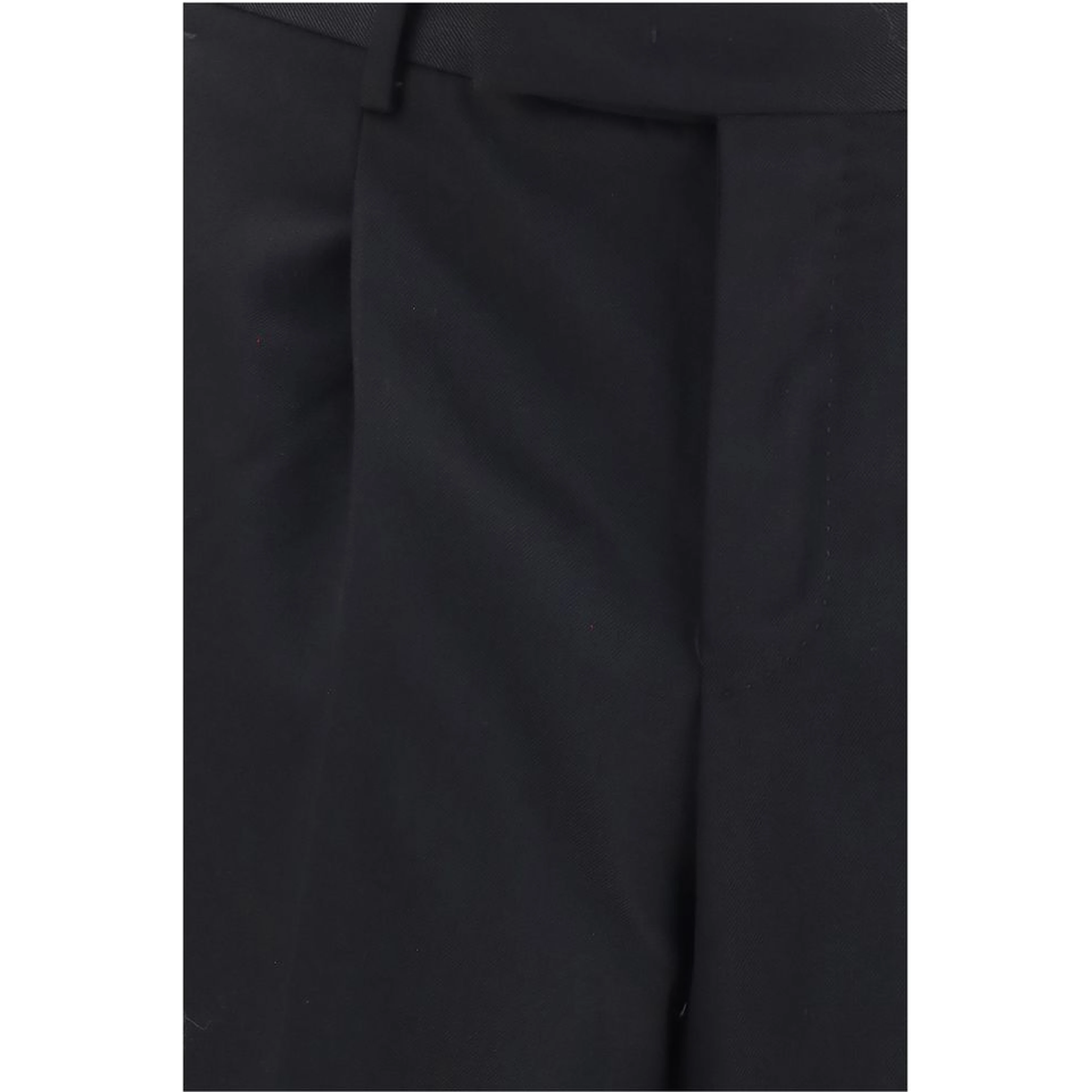 Black Wool Oves Aries Casual Pants