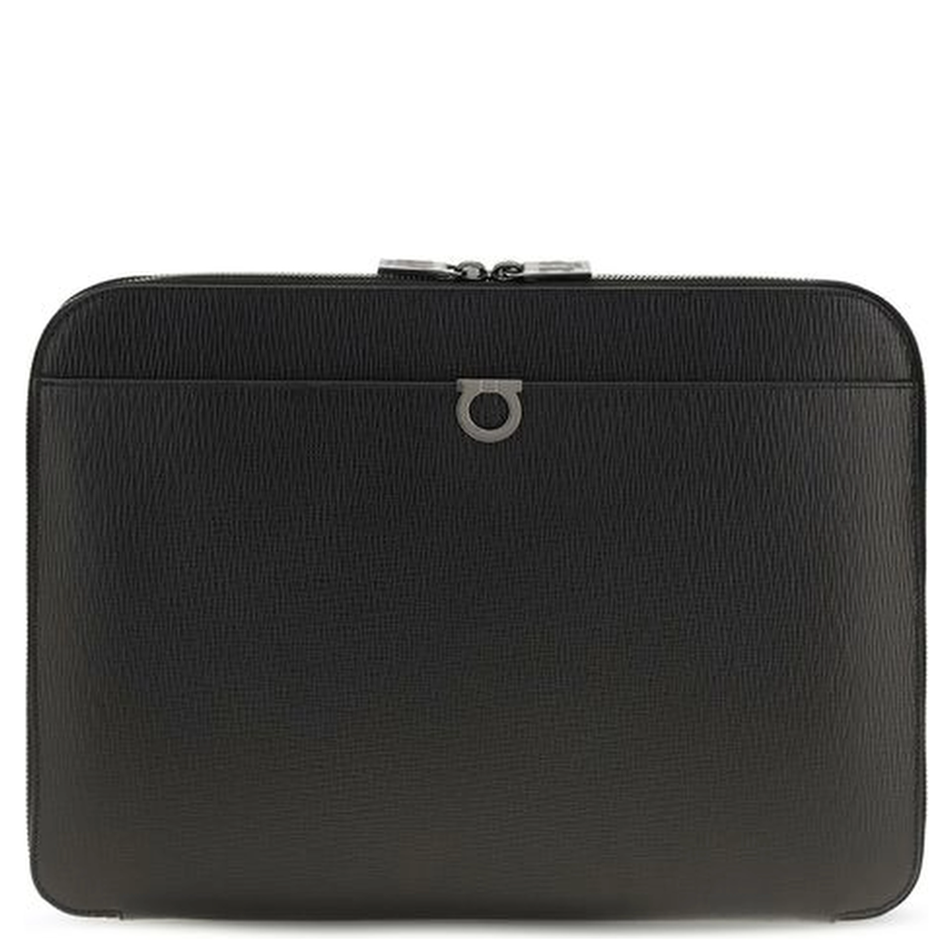 Black Calf Leather Bos Taurus Shoulder Bag