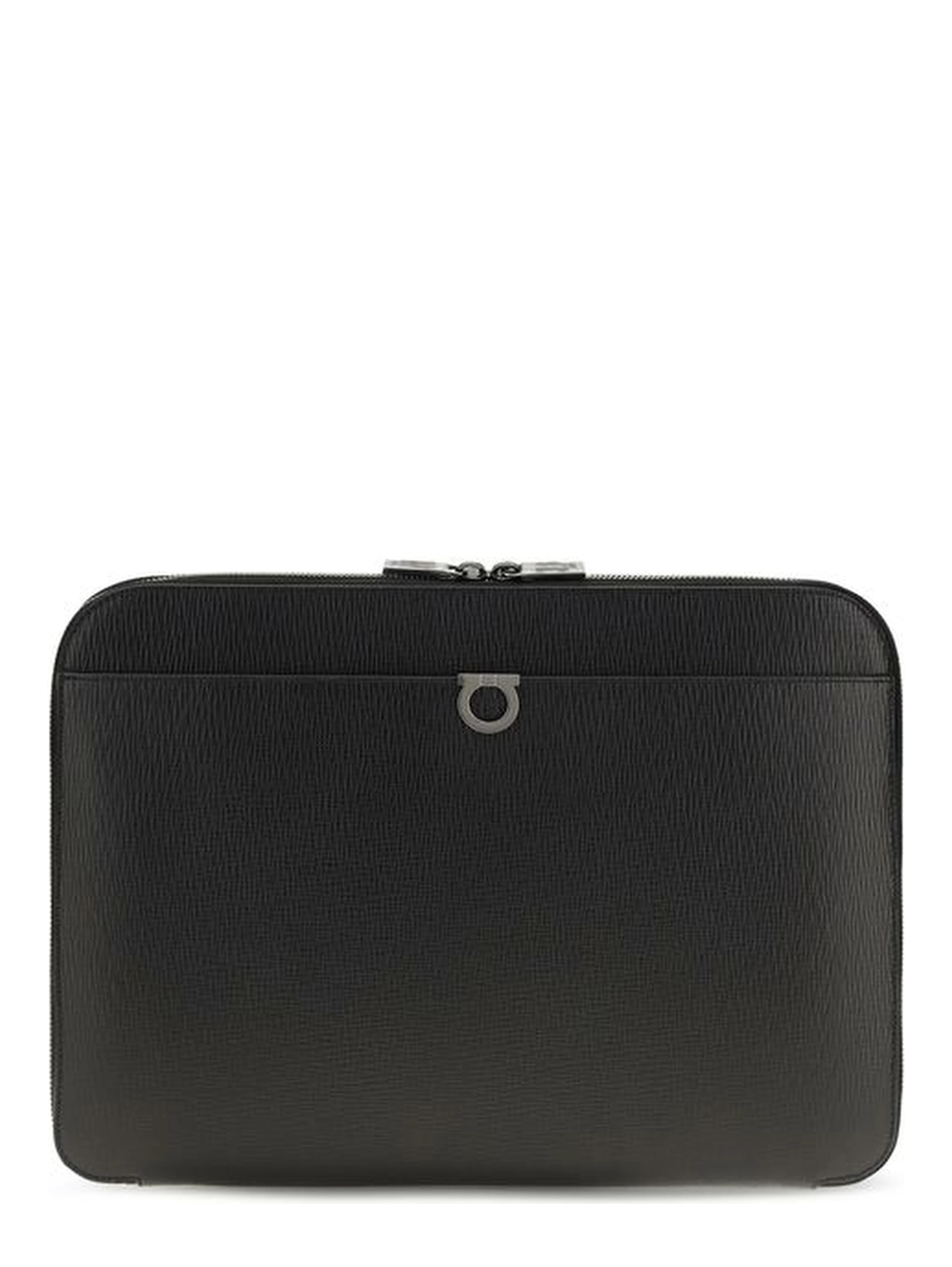 Black Calf Leather Bos Taurus Shoulder Bag