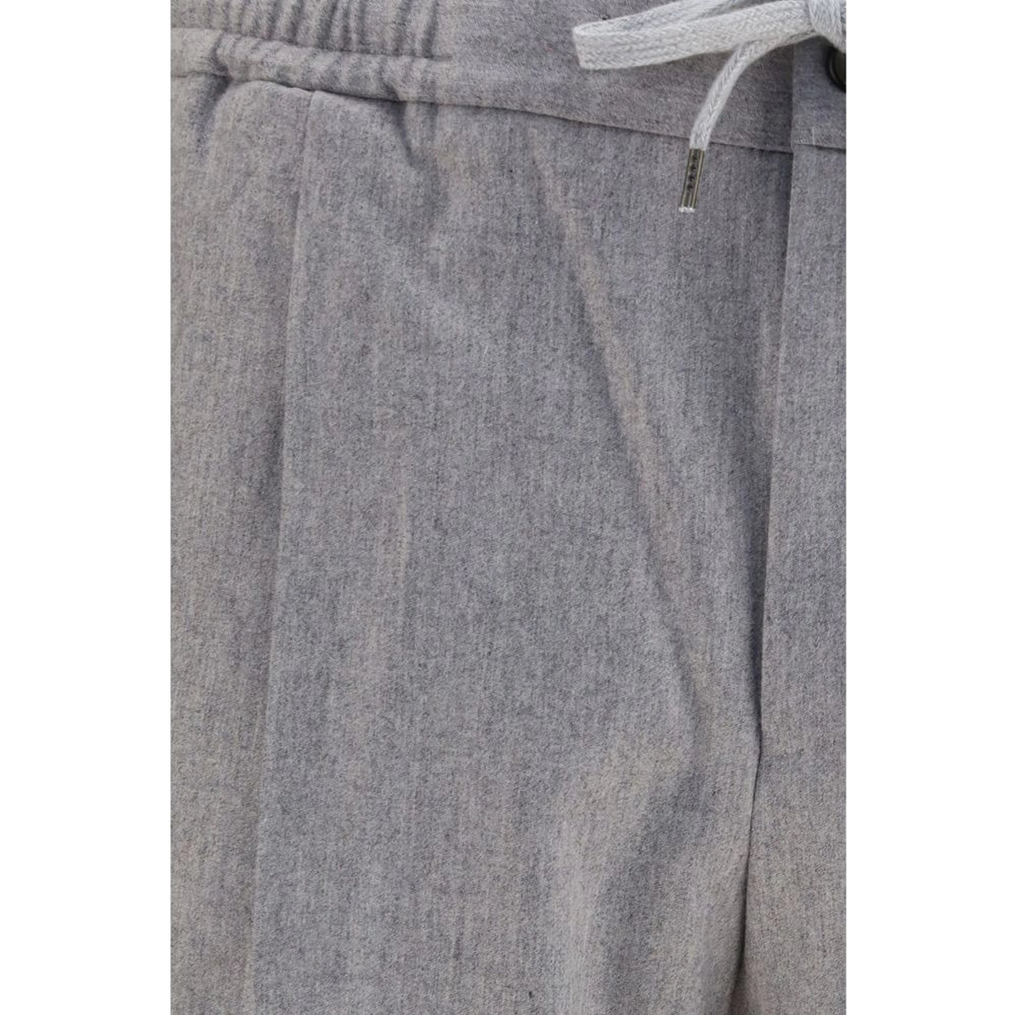 Gray Wool Oves Aries Casual Pants